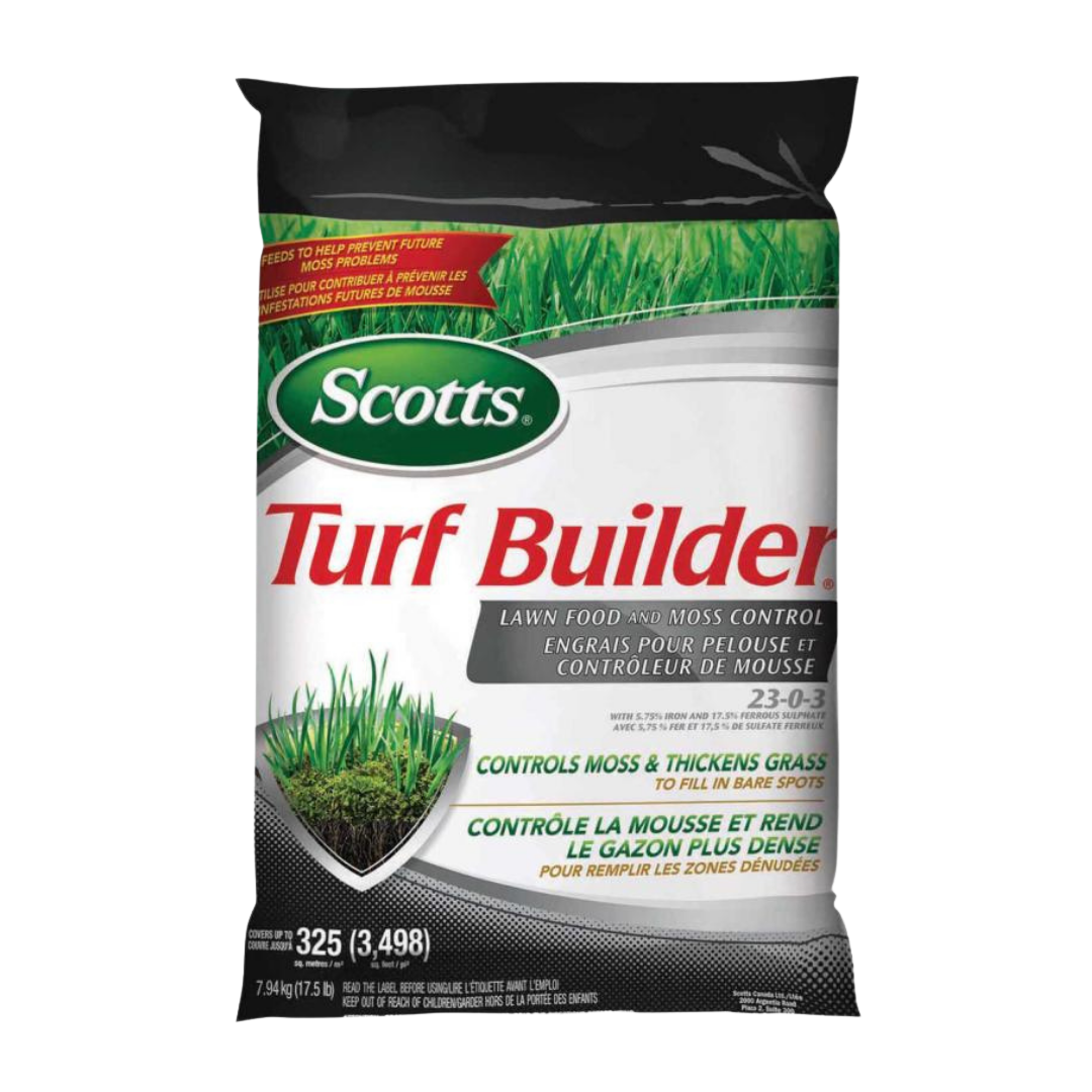 Scotts Turf Builder Lawn Food and Moss Control 23-0-3 