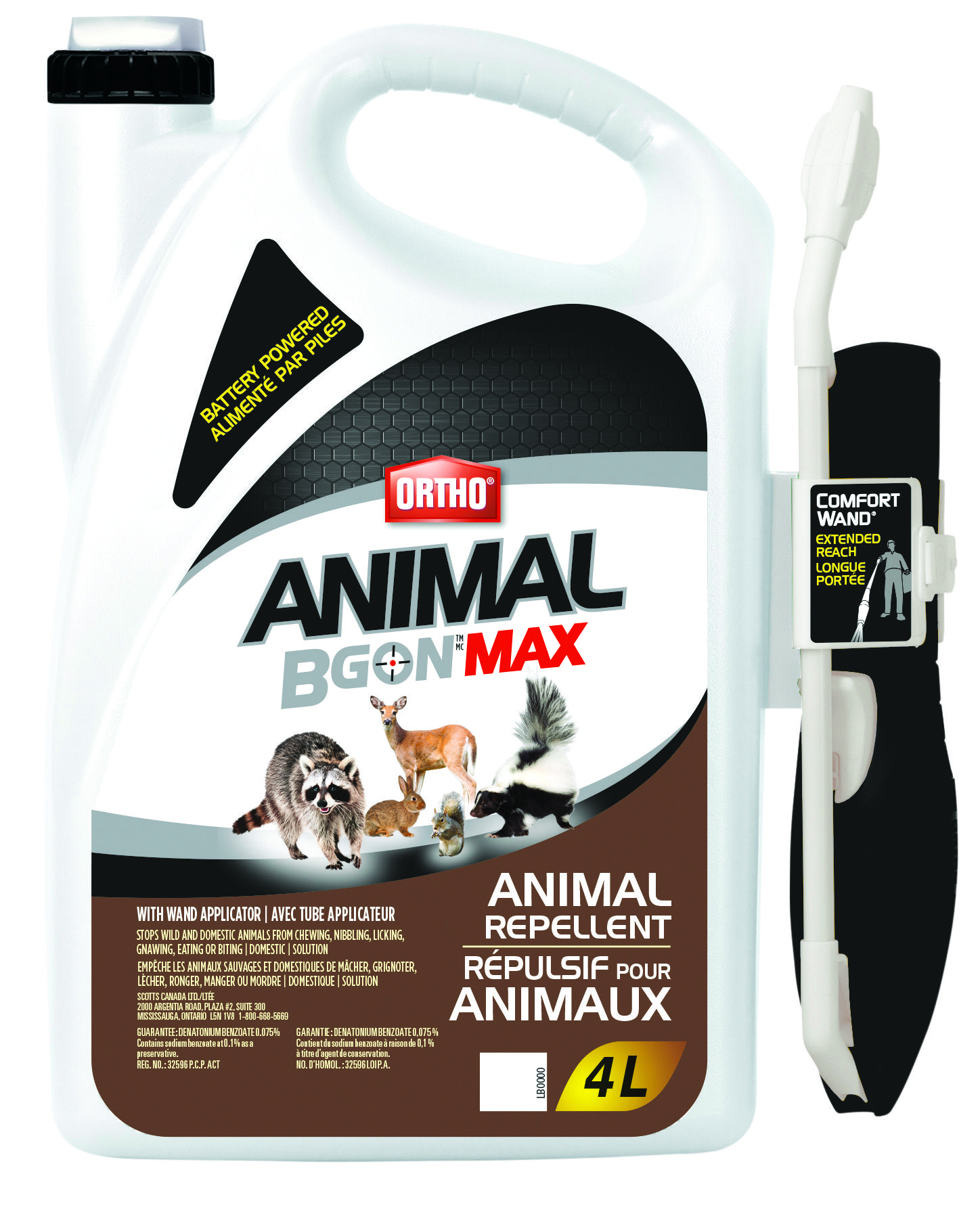 Ortho Animal B Gon Max Animal Repellent Ready-To-Use with Wand Applicator 4 L 
